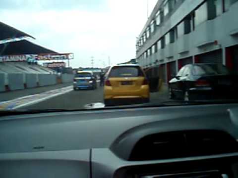 Honda New Jazz RS A/T 2008 with HKS Silent Hi-Power Muffler at Sentul Circuit