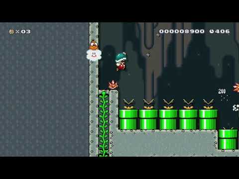 Hard Man's Stage by Yosef - Super Mario Maker - No Commentary 1bs
