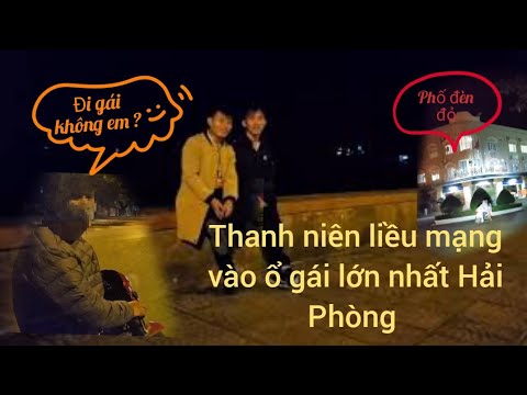 2 Thanh niên liều mình vào phố đèn đỏ ĐỒ SƠN - Hải PHÒNG |Chủ tịch núi 2023