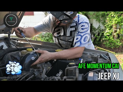 aFe Momentum Cold Air Intake Install - 2000 Jeep Cherokee XJ