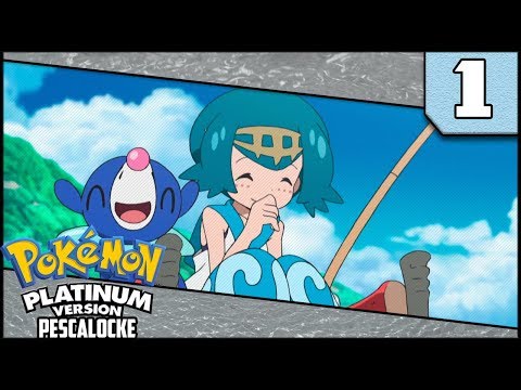 Pokémon Platino Randomlocke (Pesca) - EP 1 - ¿SOLO 3 POKEMON POR GIMNASIO? | Cabravoladora