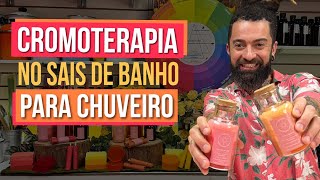 CHROMOTHERAPY IN BATH SALTS FOR SHOWERS