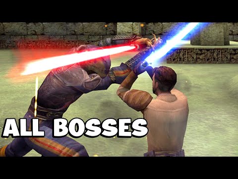 Star Wars Jedi Knight 2 Jedi Outcast【ALL BOSSES】