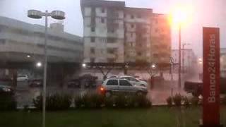 preview picture of video 'JST   Heavy rain in the city with very strong wind, November 3, 2013 8955'