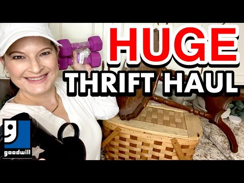 THRIFTING GOODWILL = HUGE THRIFT SHOPPING HAUL * THRIFT WITH ME HOME DECOR