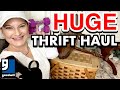 THRIFTING GOODWILL = HUGE THRIFT SHOPPING HAUL * THRIFT WITH ME HOME DECOR