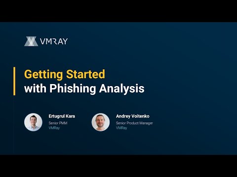 URP Workshop: Getting Started with VMRay’s Phishing Analysis
