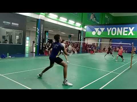 Element Badminton SF Boy Double U15 Tournament - Zen Damien / Liau Di Wen Vs Adrian Akash / Yee Tian
