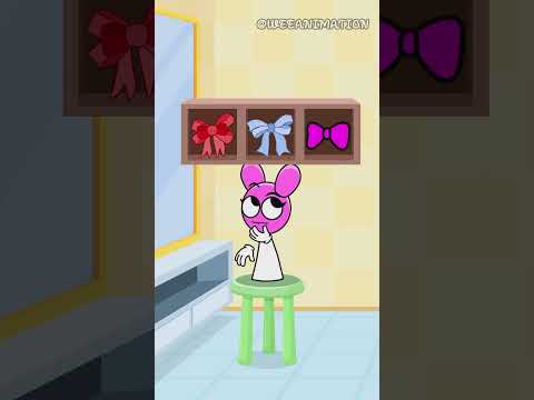 Pinki makeup for a date with Oren #funny  #sprunki  #animation