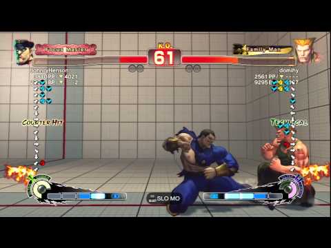JohnryHenson (Bison) vs Domihy (Guile)