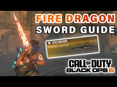 How to get the DRAGON Fire Sword | Wonder Weapon Guide ► Black Ops 6 Zombies Citadelle Des Morts