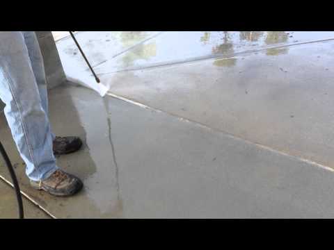 Using A Pressure Washer To Remove Gum From Concrete