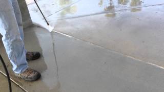 Using A Pressure Washer To Remove Gum From Concrete