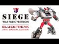 KL變形金剛玩具分享474 Siege 35th Special Edition BLUESTREAK 圍城系列 藍霹靂