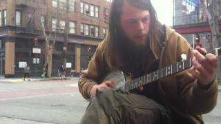Sounds of Telegraph Avenue: Nick performs "Little Sadie" on Banjo 1/31/12