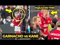 Rasmus Hojlund DEFENDED Garnacho during the fight vs Harry Kane as Man United loss vs Bayern Munich