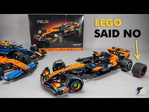LEGO Technic 42228 McLaren F1 MCL39 Detailed Review & Comparison (Steering Fixed, Tires Not)