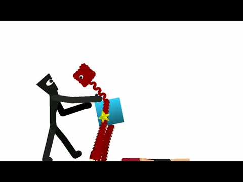 (StickNodes) Seek Vs Boxy boo Animation the man is alive is alive