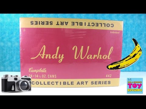 Andy Warhol Collectible Art Series Soup Cans Full Case...