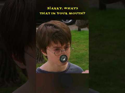 Harry, what's that in your mouth? 😮#harrypotter #funny #parody