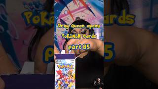 drag queen opens pokémon cards part 85 *spicy* #pokemon #pokemontcg #pokemoncards