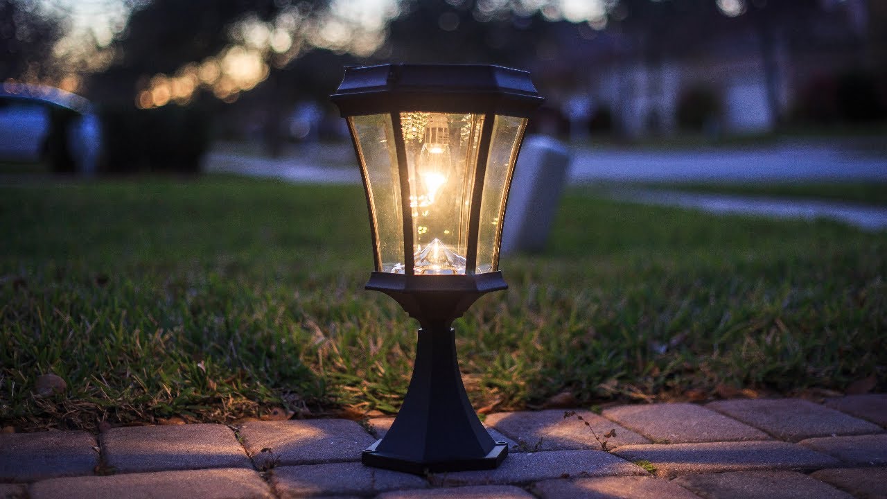 Video 1 Watch A Video About the Victorian Black Solar LED Outdoor Post Light