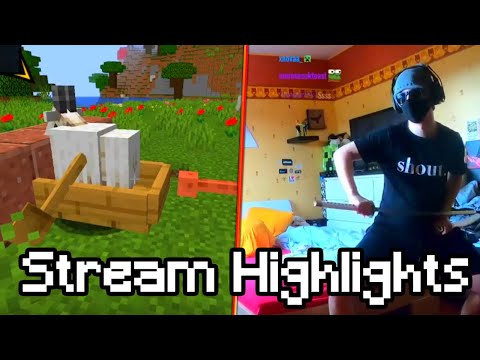 I fight with minecraft sword but in real |  Twitch Clips