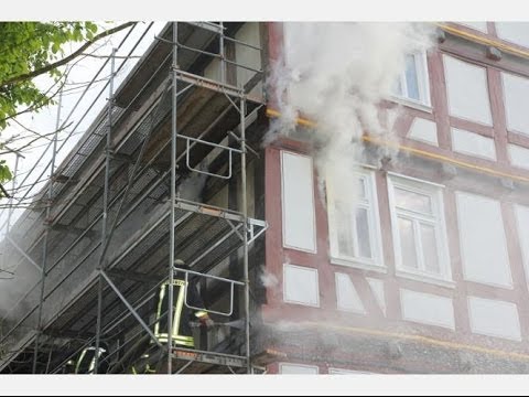 Wehr rettete Spangenberger Burgsitz vor Feuer