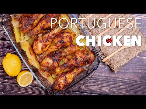 Portuguese Chicken with Potatoes | Baked Chicken Drumsticks