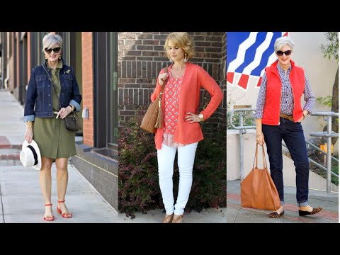 COMBINACIONES DE ROPA DE MODA PARA MUJERES DE 50 Y 60 AÑOS / Fashion Love