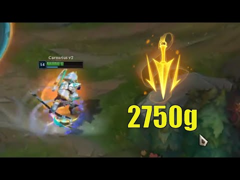 Lethal Tempo Nasus gets 2750g from a Single Team Fight