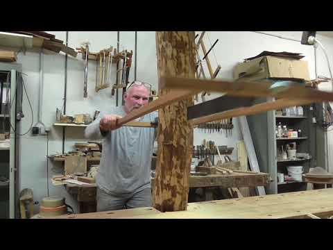 Aufsägen eines Baumstammes Teil 3