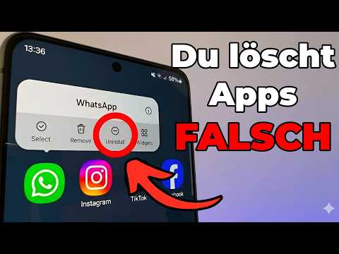 95 % löschen Apps FALSCH ❌ – Darum wird dein Handy langsam & voll!