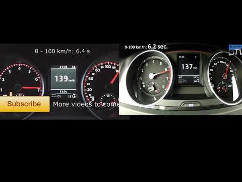 GOLF 6 GTI VS GOLF 7 GTI ACCELERATION TEST