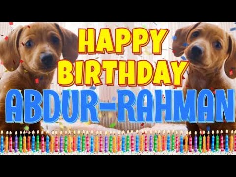 Happy Birthday Abdur-Rahman! ( Funny Talking Dogs ) What Is Free On My Birthday