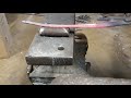 Forging grass blade blanks