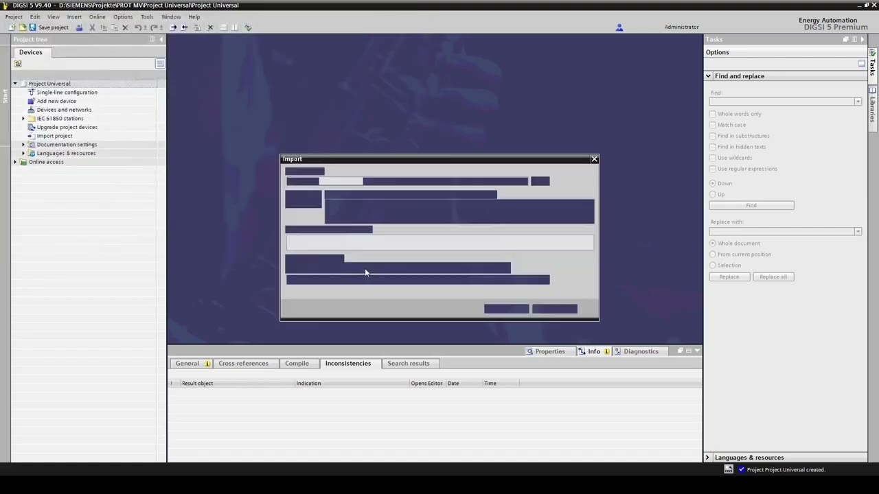 Export TEAX file from existing SIPROTEC 5