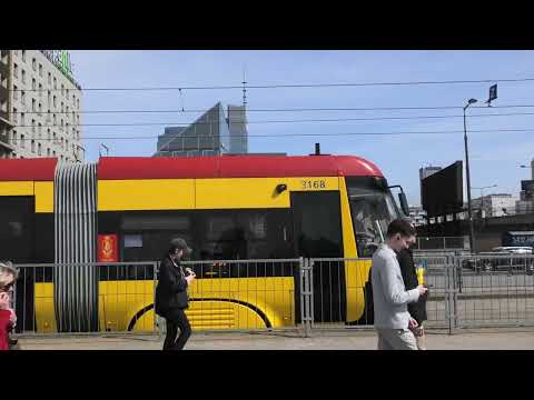 Tramwaje Warszawa 2022 Wagony - Fahrzeuge 14.04.2022 r.