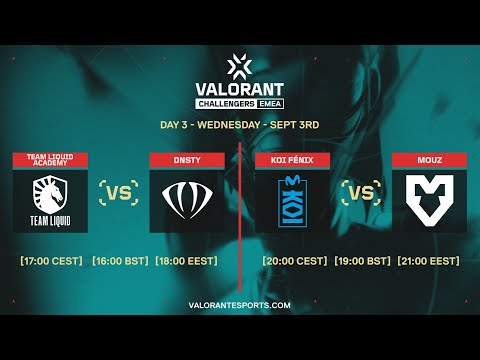 VALORANT Challengers EMEA Stage 3 | Group Stage Day 3