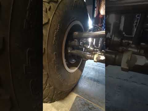Jeep JK Teraflex High Steer Knuckles, HD Tie Rod & Flipped Drag Link Noise