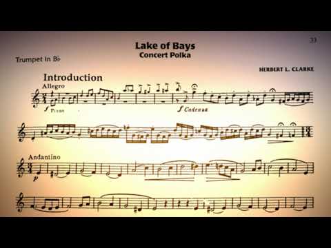 [TRUMPET SOLO] Herbert L. Clarke Solos - Lake of Bays