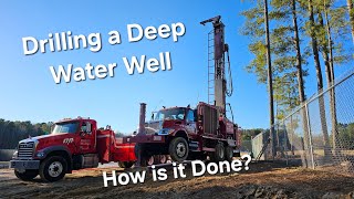 Water Well Drilling. Working on a Rig and Finding Fresh Water for the Customers New Business