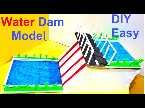 dam working model for science project exhibition new innovative design diy howtofunda