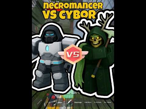 Necromancer vs Cyborg 👽🔥 99 nights in the forest #roblox