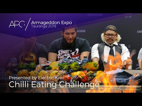 Armageddon Expo: Tauranga 2019 - Chilli Eating Challenge [#APGLive]