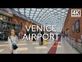 Venice Marco Polo Airport VCE Italy 4K Walking Tour