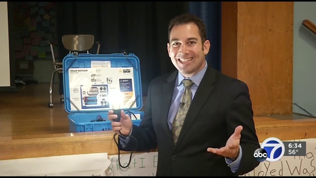 ABC 7 News: Hayward Students Build Solar Suitcases to Help Power Schools in Africa