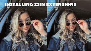 I GOT 22 INCH HAIR EXTENSIONS: IS IT WORHT IT! | lesliearellano