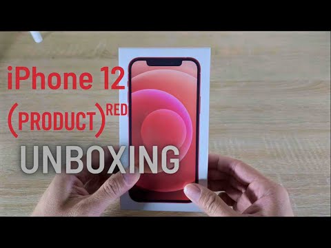 iPhone 12 Product Red | Unboxing | Aesthetic