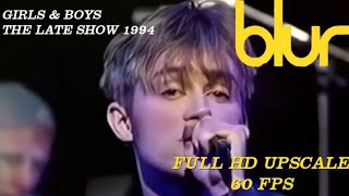 Blur - Girls &amp; Boys (The Late Show 1994) - Full HD Remastered